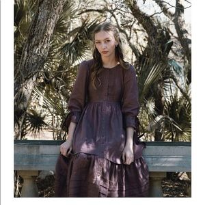 Of Her Own Kind Lennox linen dress size M